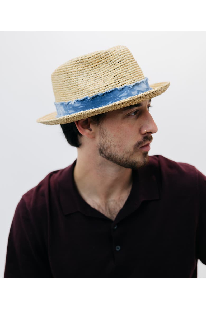 Paulo Packable Fedora, Alternate, color, NATURAL
