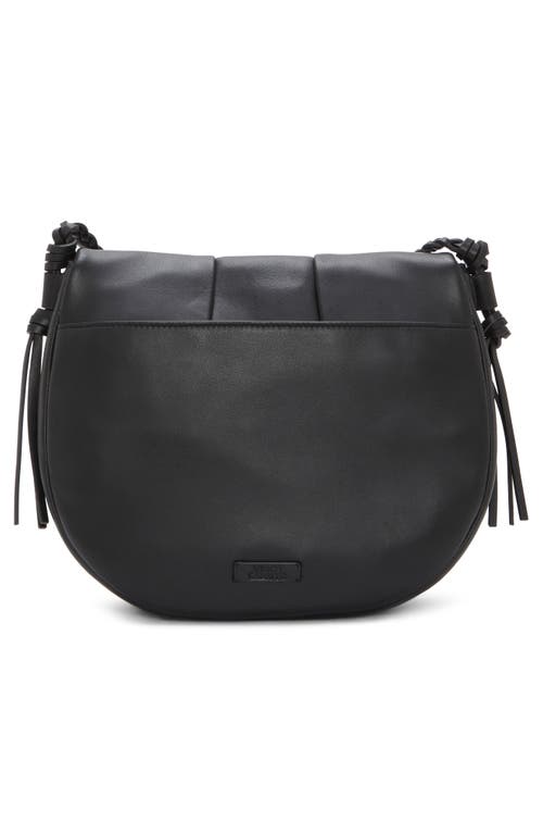 Vince Camuto Espen Leather Saddle Bag In Black