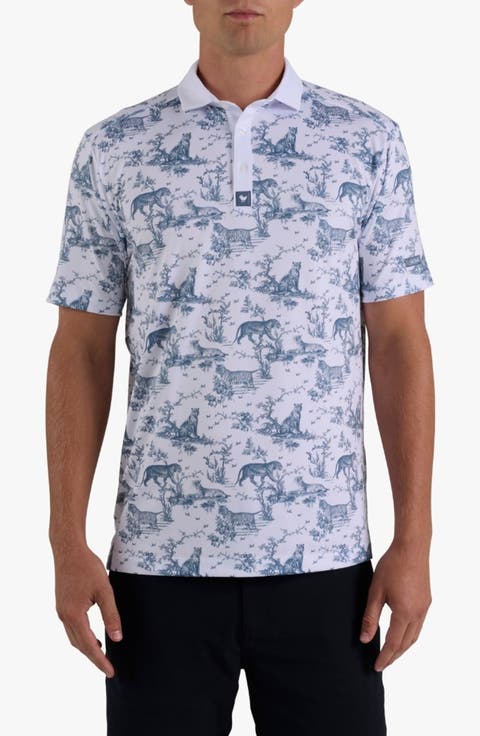 Core Jungle Cat Performance Golf Polo