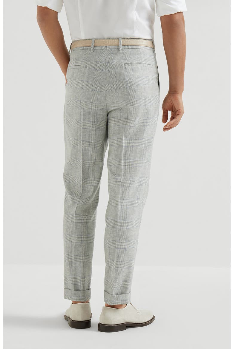 Prince of Wales trousers, Alternate, color, Pearl Grey