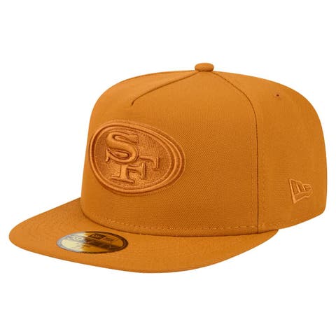 Men's New Era  Brown San Francisco 49ers Color Pack A-Frame 59FIFTY Fitted Hat