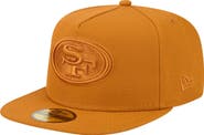 New Era Men's New Era  Brown San Francisco 49ers Color Pack A-Frame 59FIFTY Fitted Hat
