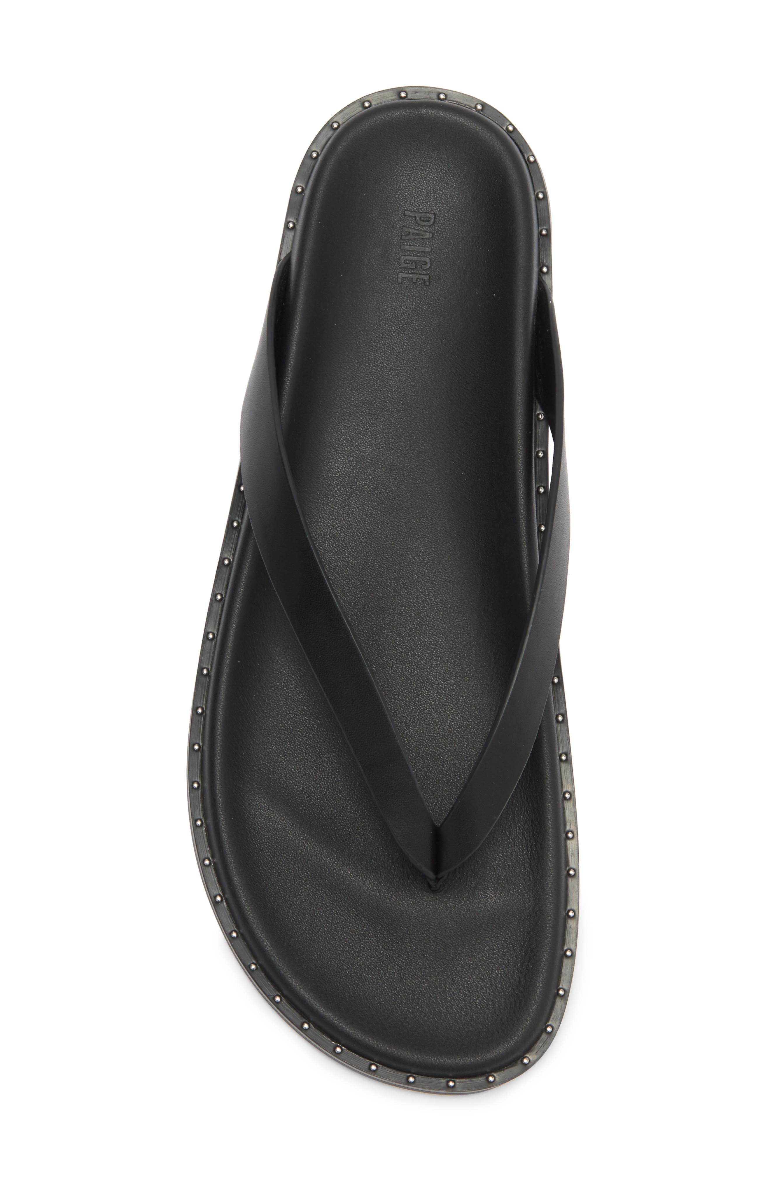 PAIGE Zadie Flip Flop, Alternate, color, Black