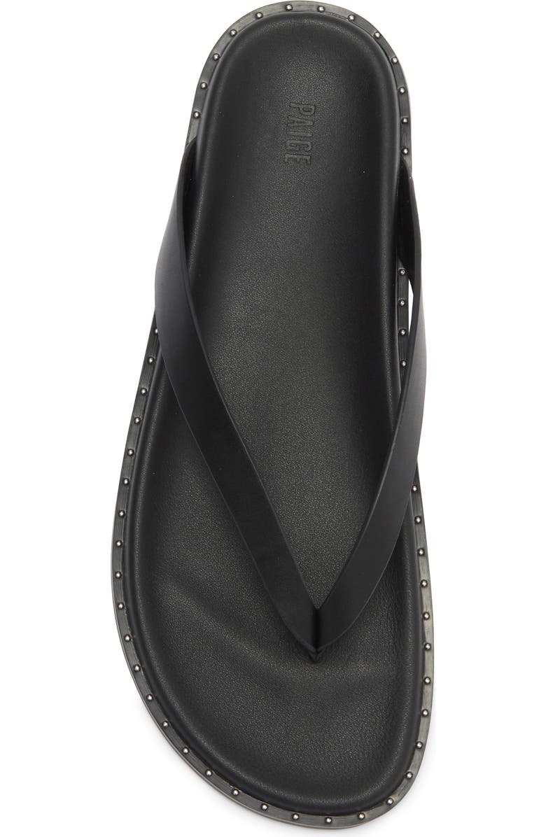 PAIGE Zadie Flip Flop, Alternate, color, Black