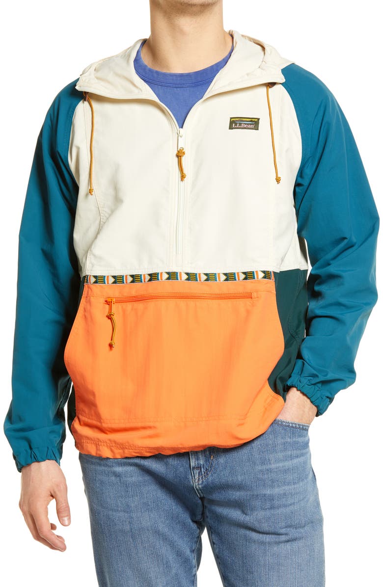 L.L.Bean Men's Mountain Classic Water Resistant Half Zip Jacket, Main, color,