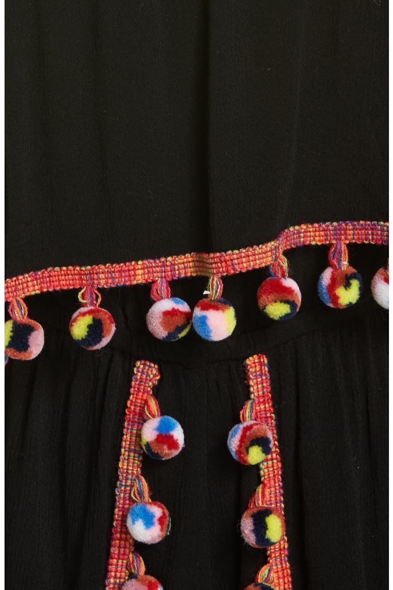 Red Fruit Punch Cover-Up Romper, Alternate, color, BLACK