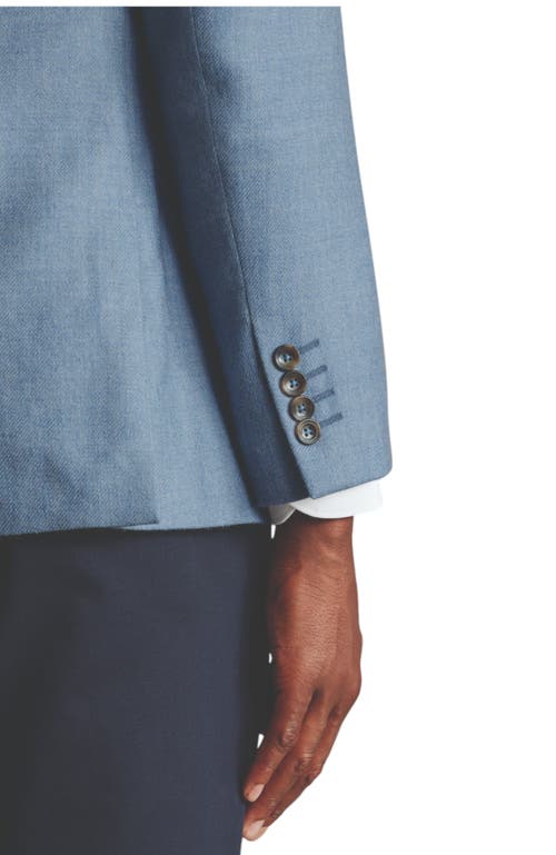 CHARLES TYRWHITT CHARLES TYRWHITT WOOL TEXTURE TWILL JACKET