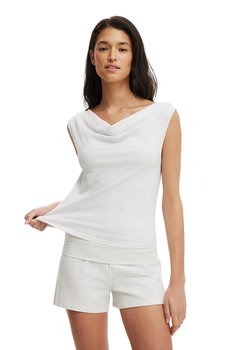 COTTON ON BODY Women's Dreamy Soft Tank, Main, color, Light Grey Marle