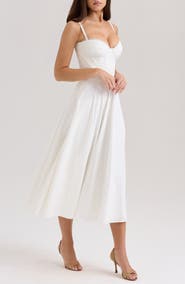 HOUSE OF CB Steffani Corset Midi Sundress