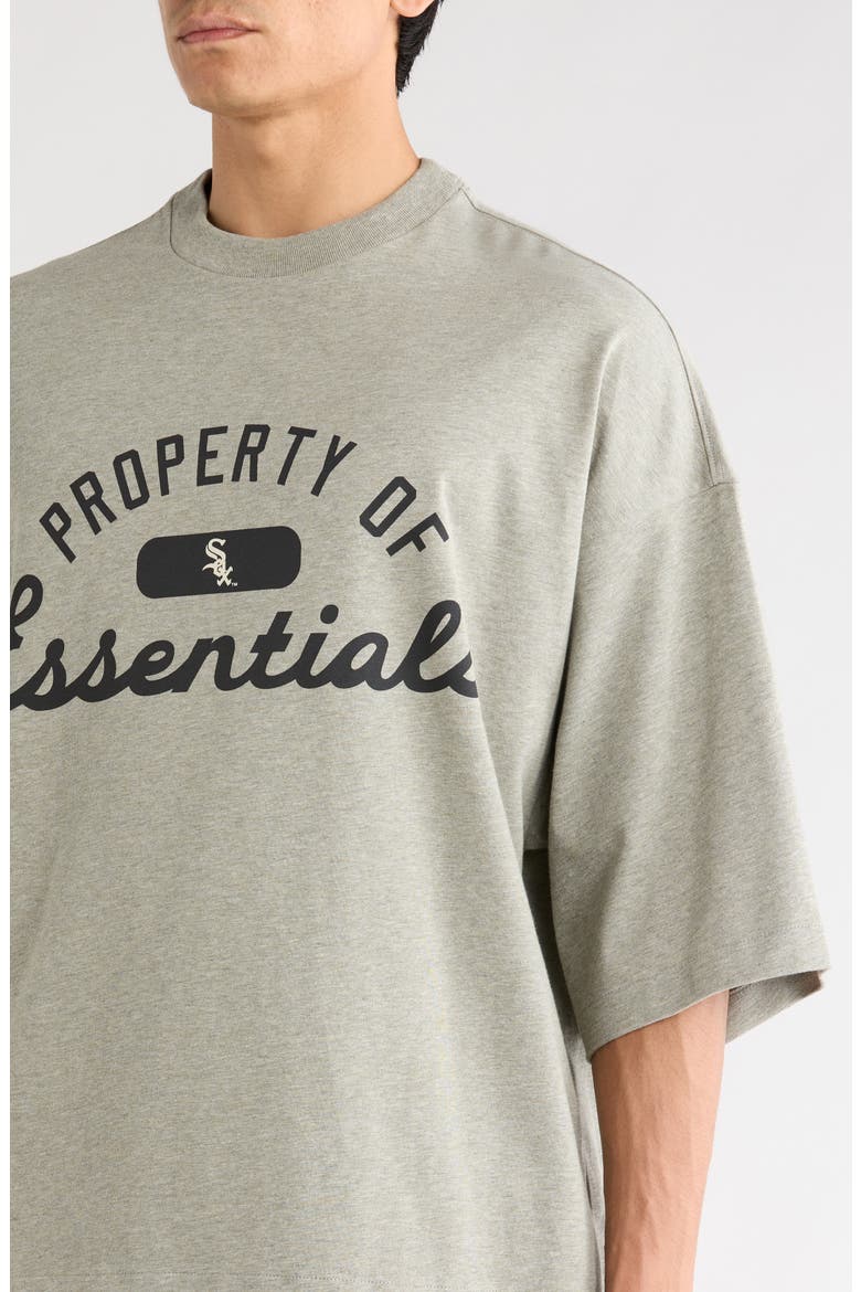 x MLB White Sox Cotton Graphic T-Shirt, Alternate, color, CONCRETE HEATHER