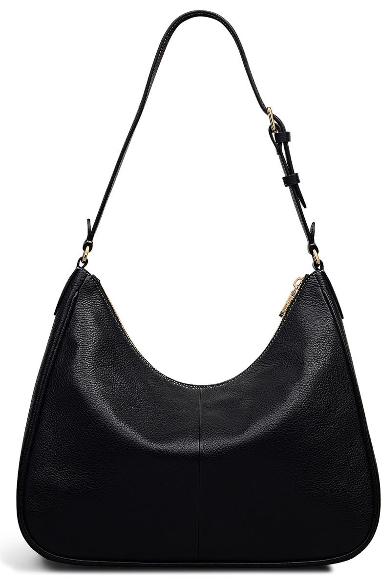 Radley Heath Crescent Large Shoulder Bag, Alternate, color, Black