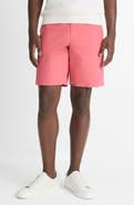 Vince Flat Front Stretch Cotton Chino Shorts