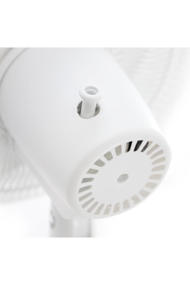 12 Inch 40w Oscillating Table Fan in White, Alternate, color, White