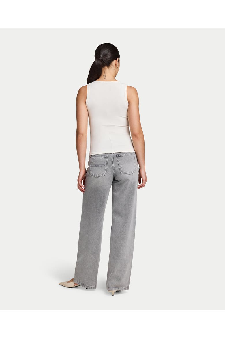 Essential Button Top, Alternate, color, Coconut Milk