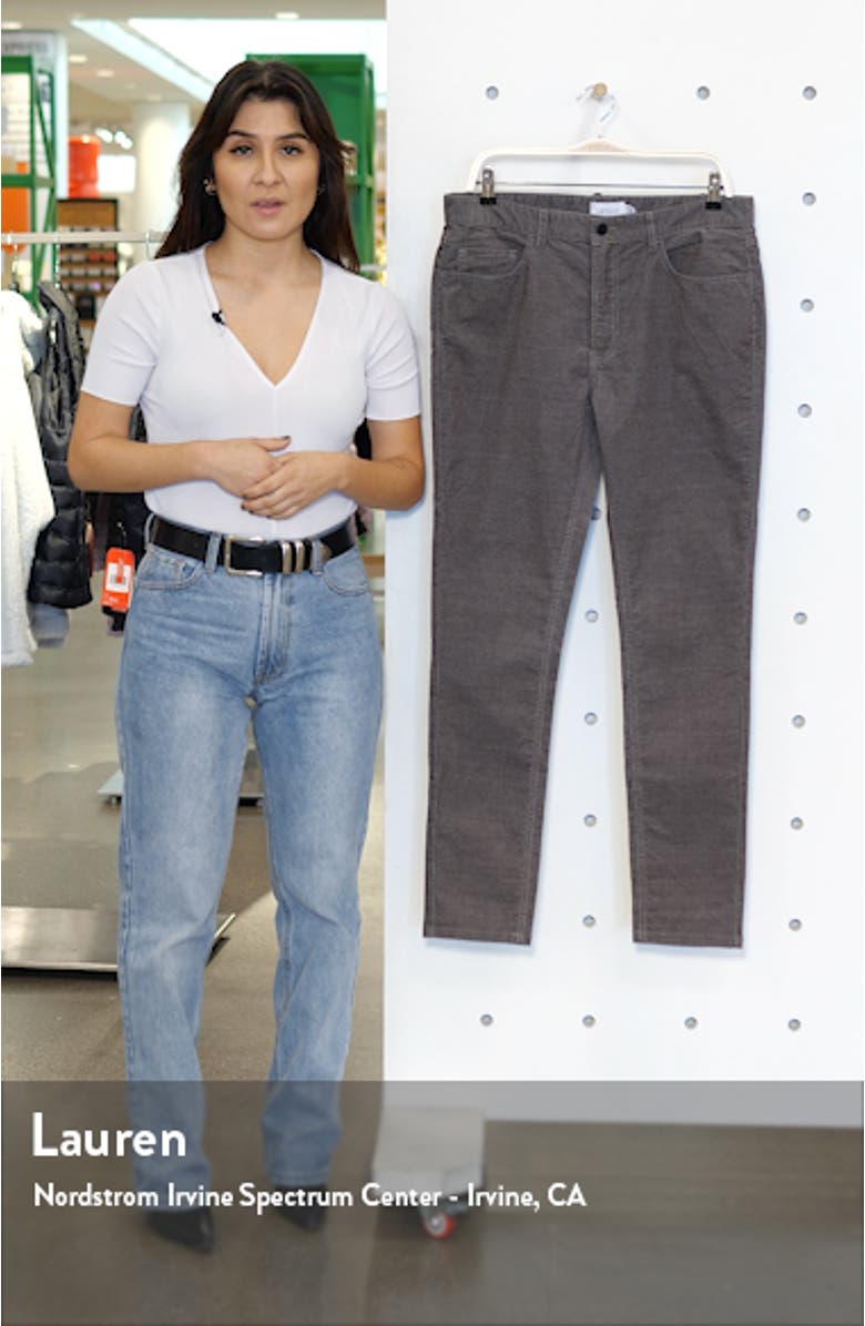 Microcord Skinny Fit Pants, sales video thumbnail