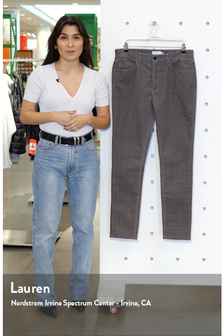 Microcord Skinny Fit Pants video