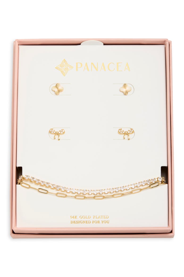 4-Piece Assorted Jewelry Set, Main, color, GOLD