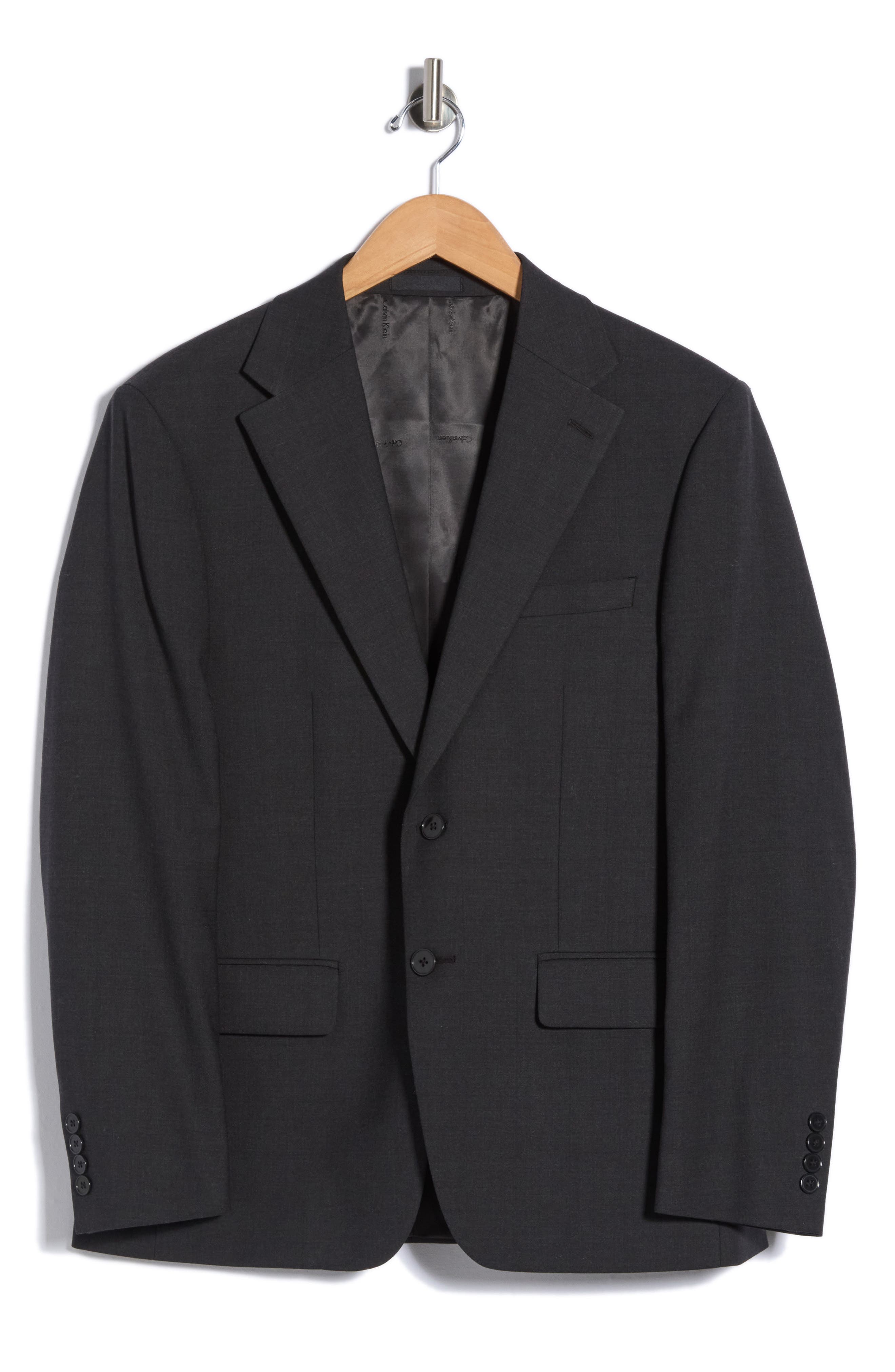 Stretch Wool Blend Suit Jacket