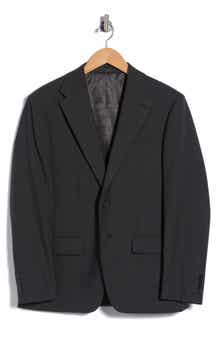 Stretch Wool Blend Suit Jacket