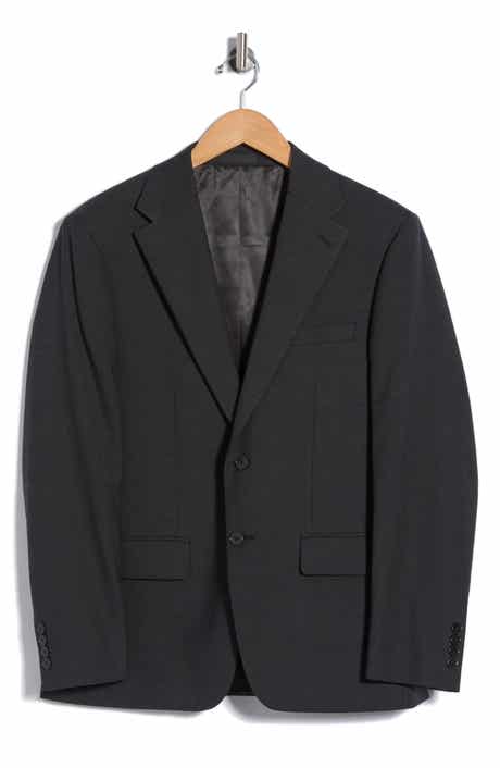 Stretch Wool Blend Suit Jacket