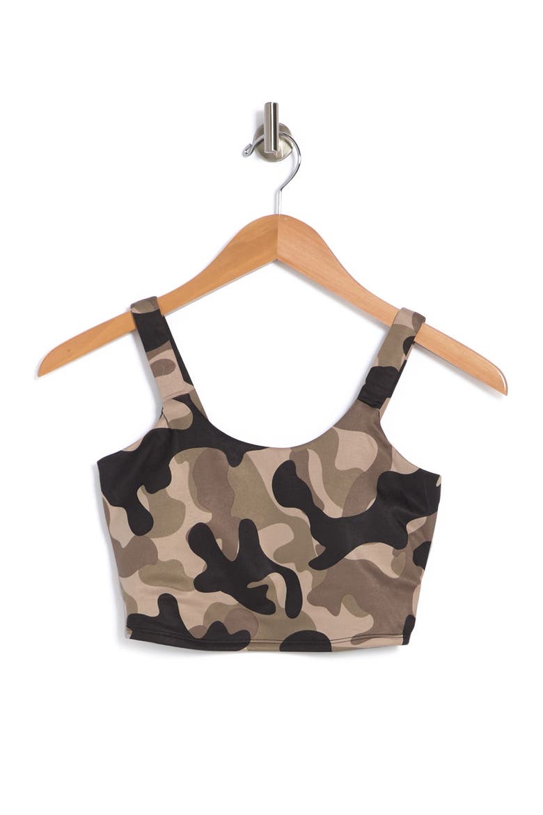 Tank Bra, Alternate, color, COCOA CAMO