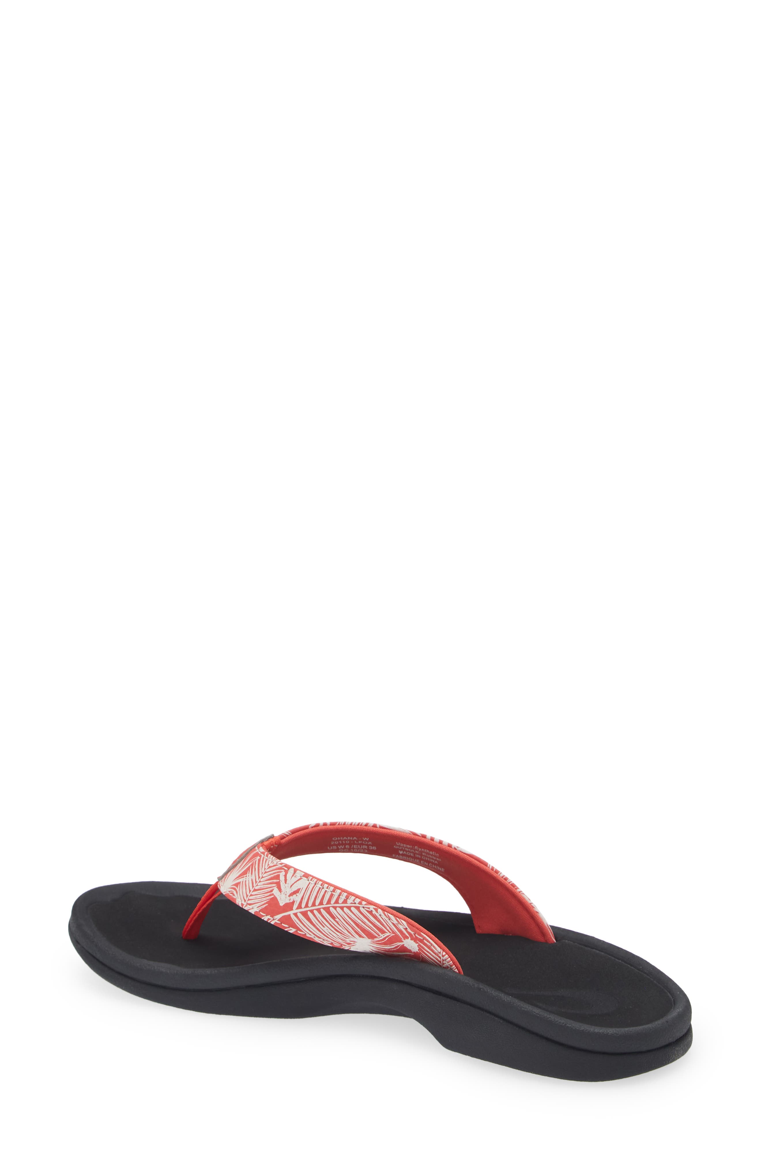OluKai Ohana Flip Flop, Alternate, color, Black/ Black
