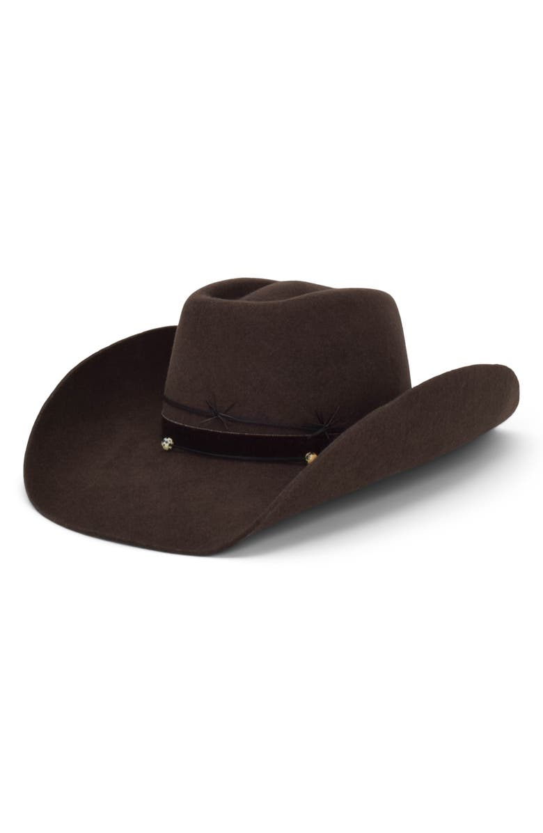 Gigi Burris Millinery Wyatt Western Hat, Main, color, Tiramisu
