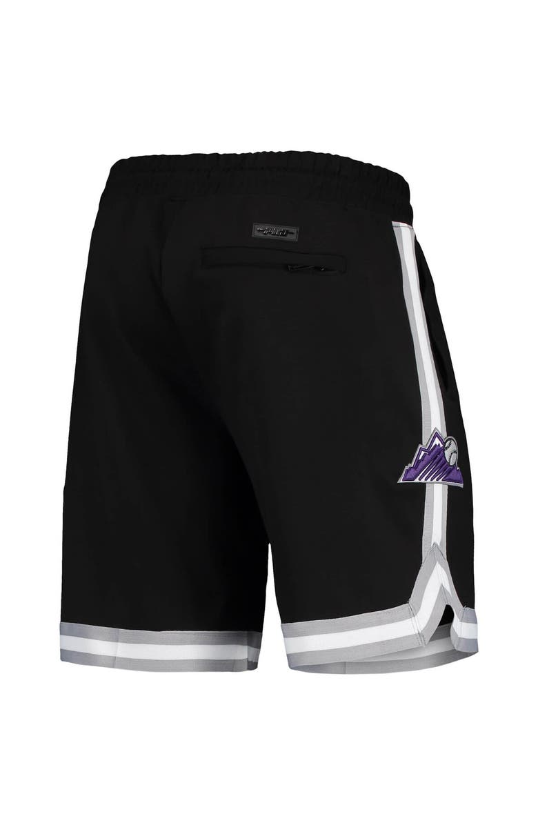 PRO STANDARD Men's Pro Standard Black Colorado Rockies Team Shorts, Alternate, color, 