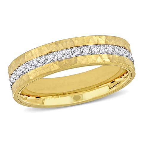 Cubic Zirconia Eternity Band 14k Two-Tone