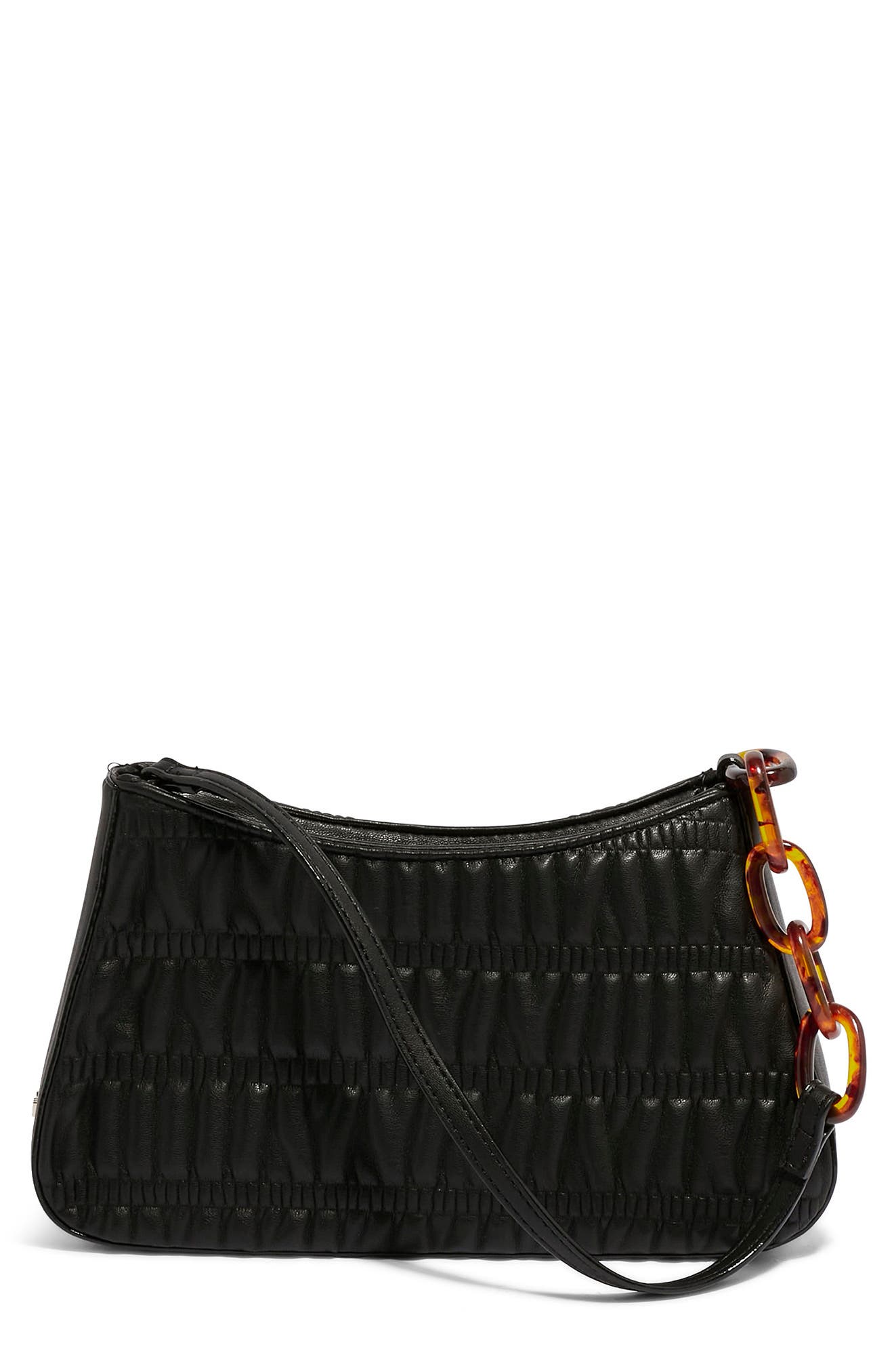 HOUSE OF WANT Newbie Baguette Vegan Leather Shoulder Bag, Main, color, 