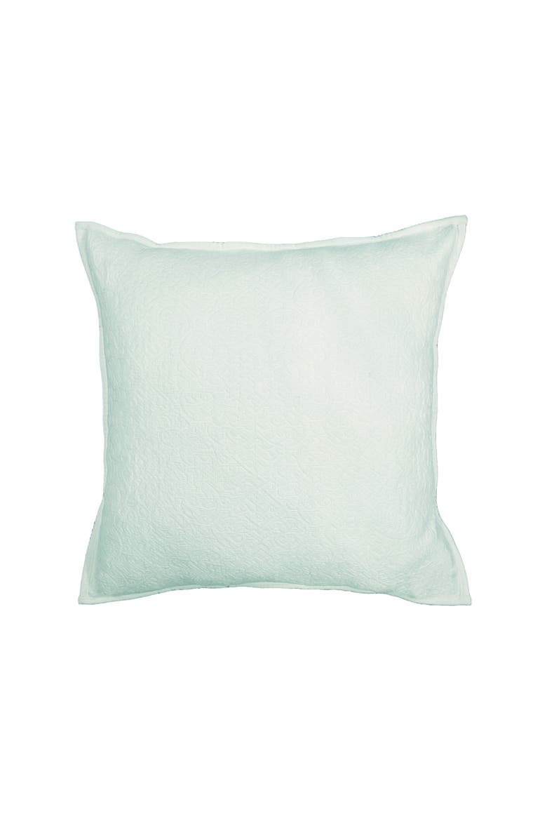 Chander Sea Glass Cotton Euro Pillow Sham, Main, color, Blue