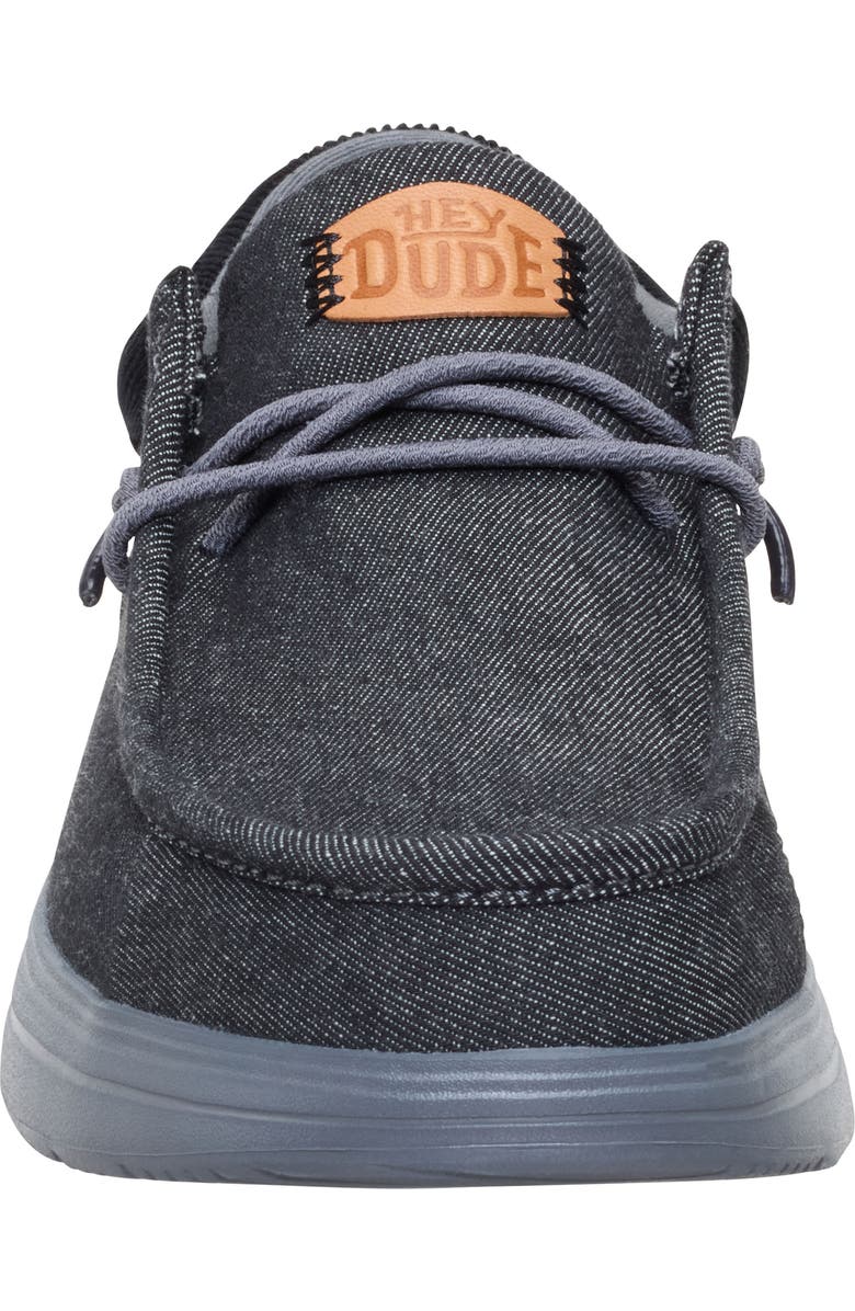 Hey Dude Wally Comfort Patchwork Slip-On, Alternate, color, Black