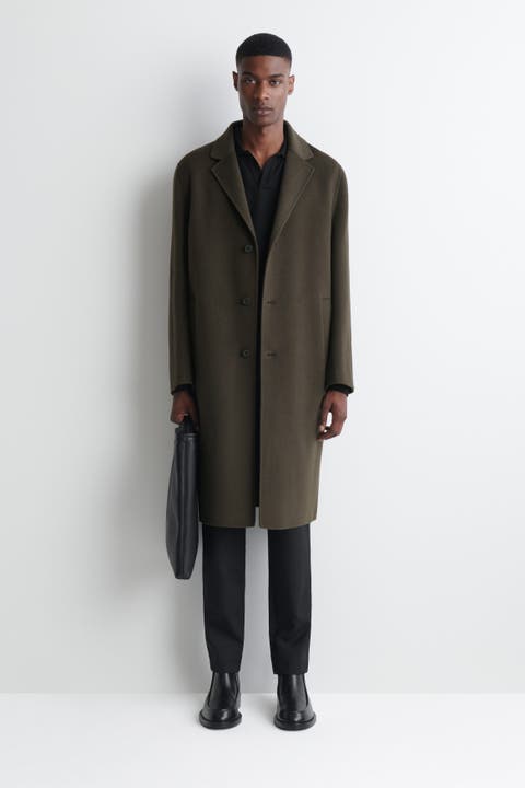 Tailored Double-Faced Wool-Blend Coat