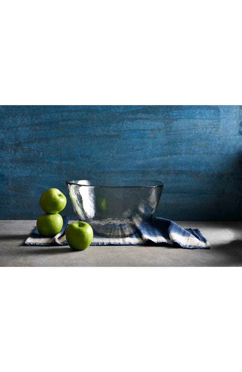 The Collective Pebbled Low Bowl, Alternate, color, Clear