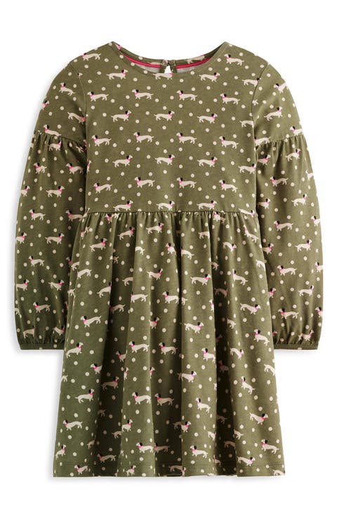 Kids' Blouson Sleeve Twirly Dress