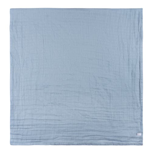 Just Born Muslin Swaddle Blue Blankets 2-pack In Blue