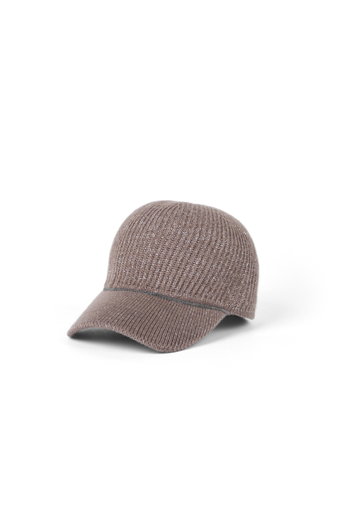 Sparkling baseball cap with monili