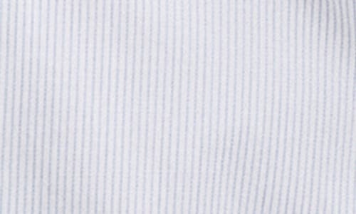 Mango Stripe Cotton Button-up Shirt In Blue