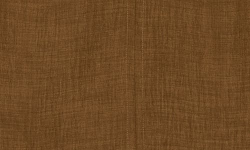 Max Studio Bubble Short Sleeve Top In Brown
