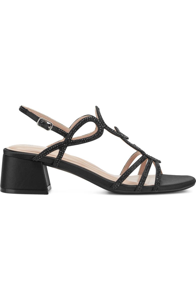 Easy Spirit Yana Block Heel Sandal - Wide Width Available, Alternate, color, Black