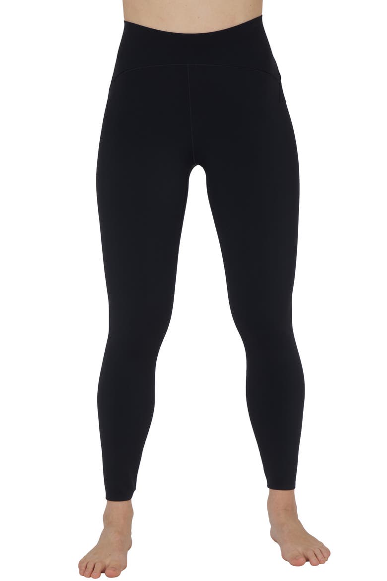 Morph Tech Surge Performance Leggings, Main, color, BLACK
