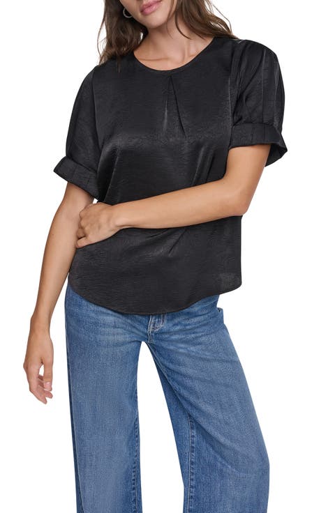 Textured Satin Shirt