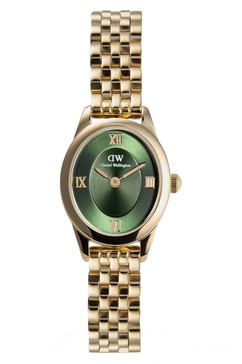 Ophelia Mini Bracelet Watch, 22mm x 25.5mm, Main, color, GOLD