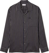 Lacoste Stripe Relaxed Fit Button-Up Shirt