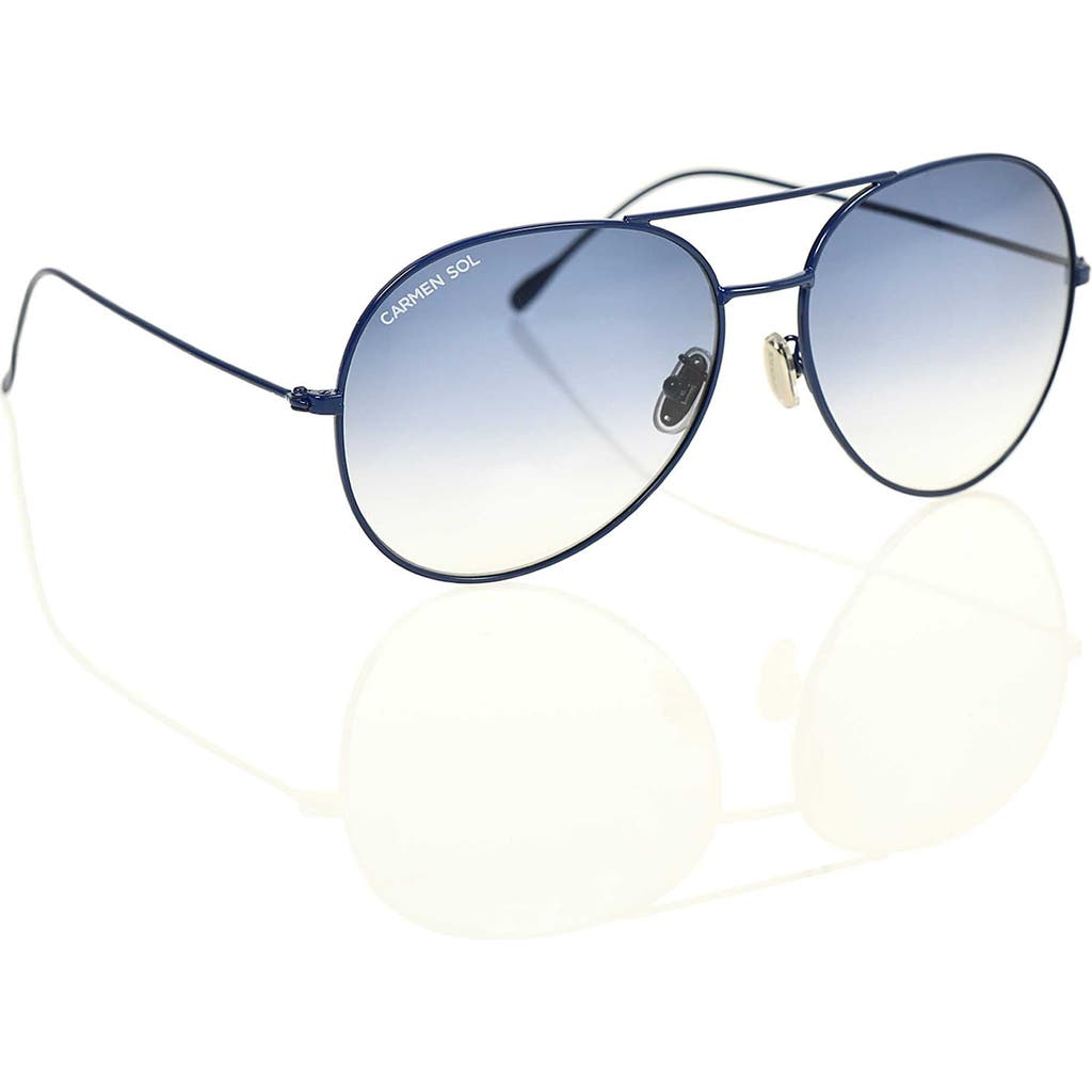 Carmen Sol Tonino Sun Sunglasses In Blue