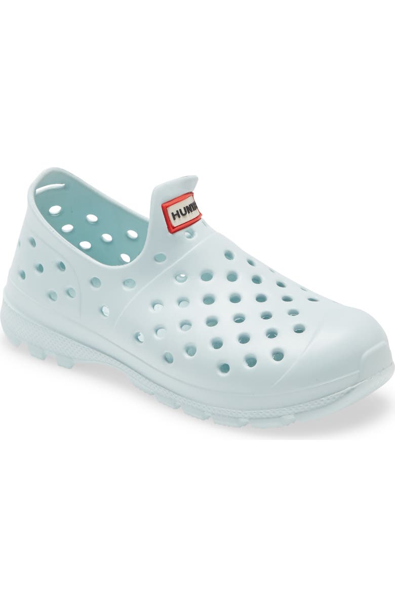 Hunter Original Perforated Bootie, Alternate, color, Spearmint/ Spanish Dancer