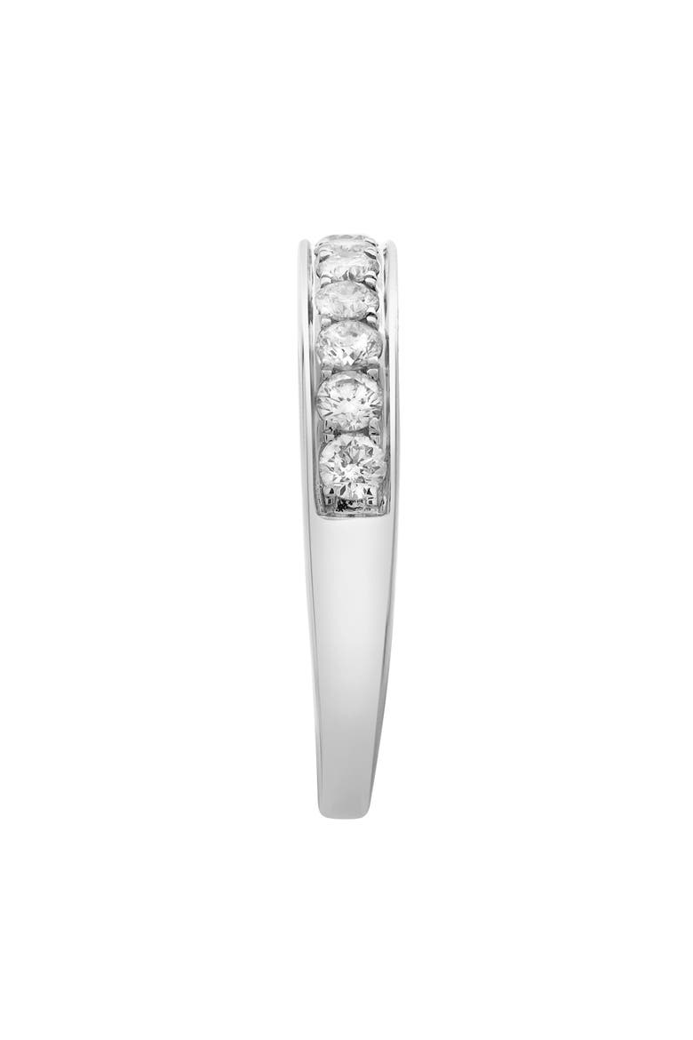 Apex 14K Gold Round Diamond Studded Band Ring - 0.5cts, Alternate, color, 14K White Gold