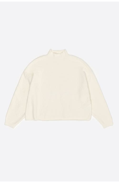 Bimba Y Lola Cotton Boxy Sweater In White