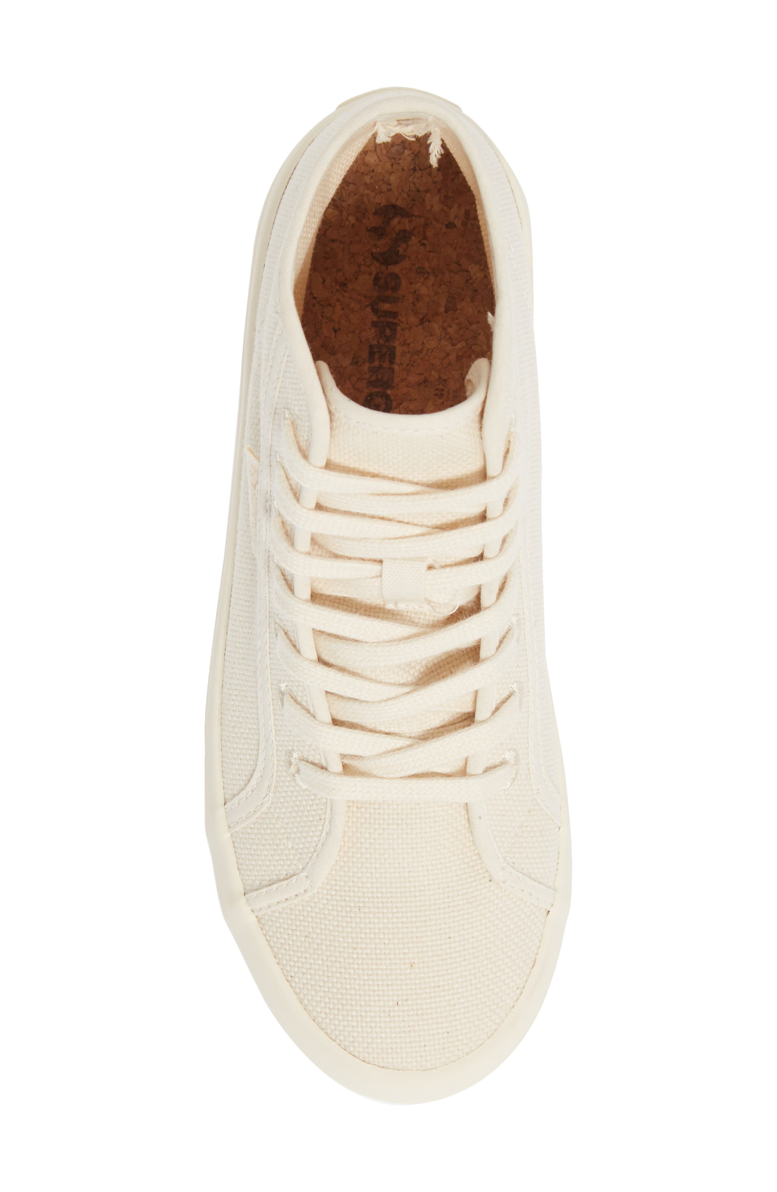 Superga 2341 Alpina Organic Canvas High Top Sneaker, Alternate, color, 