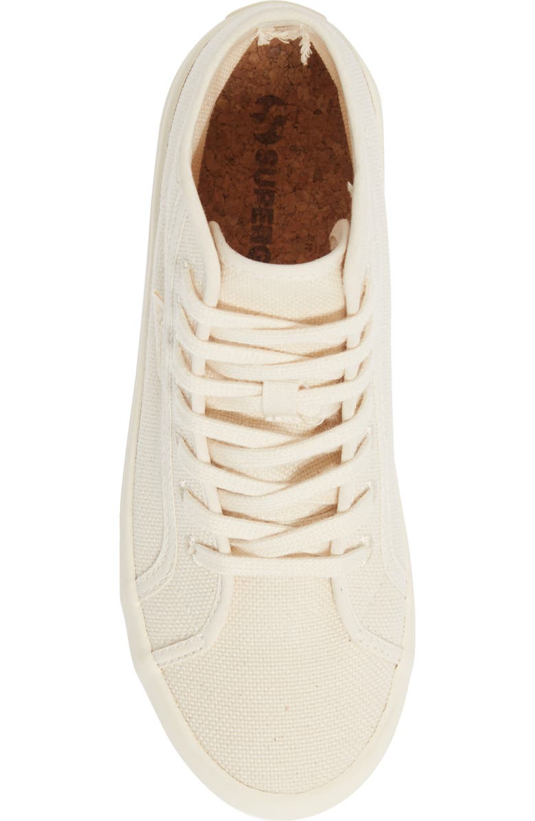 Superga 2341 Alpina Organic Canvas High Top Sneaker, Alternate, color,